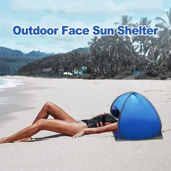 Poletje na Prostem Plaži Obraz Šotor Dežniki Prenosni Majhen Nadstrešek Osebnih Šotor Lahki, Zložljivi UV Zaščito Sonce Zavetje Nova