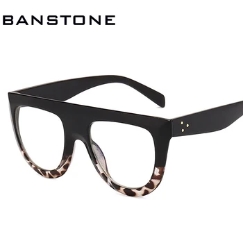 BANSTONE Prevelik sončna Očala Ženski Vintage sončna Očala Ženske navadnega stekla očal UV400 Gafas De Sol