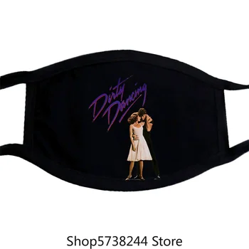 Dirty Dancing Plakat Patrick Swayze Dtg Masko Bela Xs-3Xl Stroj Masko za enkratno uporabo