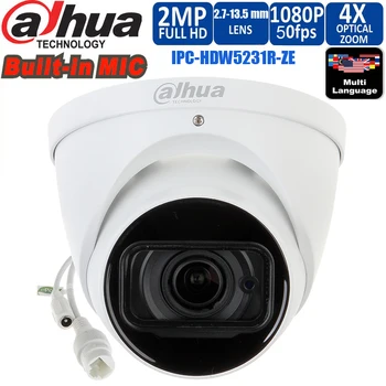 Dahua mutil jezik IPC-HDW5231R-BENEDIKT 2MP WDR IR Zrkla Omrežna Kamera 2,7 mm-13.5 mm objektiv Nočni Omrežna Kamera z micphone