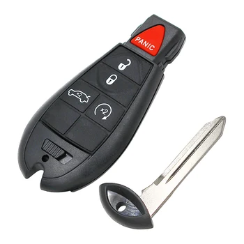 4+Panike 5 gumbi za vstop brez ključa za Daljinsko Tipko 433MHZ z PCF7941 čip Za Chrysler 300 Dodge Charger FCC ID: M3N5WY783X/ IYZ-C01C