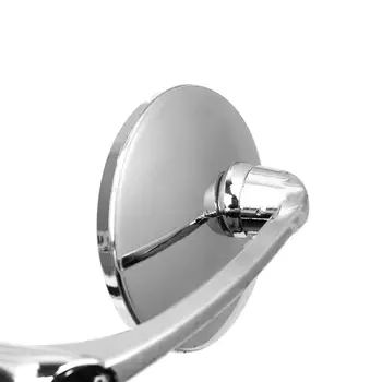 8/10 mm motorno kolo Ogledalo Krog Retro Spremenjen Motocikla Rearview Strani Ogledalo Univerzalno Cafe Racer vzvratnimi ogledali z Vijaki