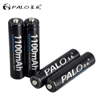 PALO 1,2 V AAA Baterije za ponovno Polnjenje Ni-MH 1,2 V 1100mAh 3A Baterije za ponovno Polnjenje Baterije Smart Polnilec za Daljinsko upravljanje Igrača
