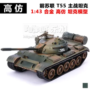 T55 zlitine tank model kovinski igrača avto tank okraski