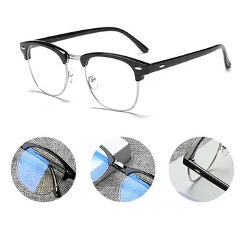 Vintage Unisex Anti Blue Ray Očala Računalnik Očala Blokirajo Modra Svetloba Deluje Očala Moških\Ženske Kvadratni Okvir Očala 2020