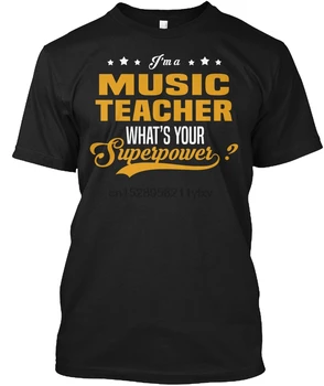 Moški majica s kratkimi rokavi Učitelj Glasbe tshirts Ženske t-shirt