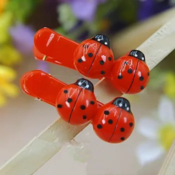 Tanduzi 20PCS Miniaturni Pravljice Vrt, Risanka Smolo Pikapolonica Flatback Chrysoprase Rdeče Ladybug 15 mm Dekor Scrapbooking Decoden