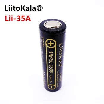 1PCS Prvotne LiitoKala Lii-35A 3,7 V 3500mAh NCR18650 10A Praznjenje Baterije za ponovno Polnjenje Za Sanyo 18650 Baterijo/UAV
