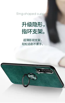 Telefon Primeru Za Huawei P20 P30 P40 Pro Lite Y9 P Smart Z Prime 2019 Avto Magnet Ultra Tanek Nosilec Objektiva protection Anti-padec Pokrov