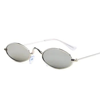 Klasični Kovinski Majhne Očala Oblikovalec Blagovne Znamke Trend Trend Sončna Očala Ženske Seksi Očala Za Odrasle Očala