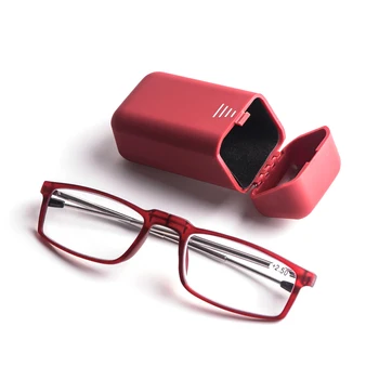 Zložljivi Očala Z Ohišjem, Prenosni Obravnavi Očala Moških Proti Modri Žarki Računalnik Povečevalno Presbyopic Očala Očala