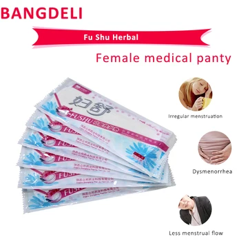 50 kos/ 5 paketi Kitajski Zeliščni Ginekološki Pad fu shu Medicine Tamponi Zdravljenje Anion Blazine Vaginalne Okužbe Zdravilo za Nego Pad