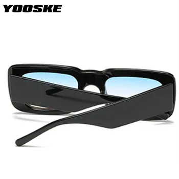 YOOSKE Moda Kvadratnih sončna Očala Ženske, Moške blagovne Znamke Oblikovalec Modne široko noge Vintage sončna Očala Črna Rdeča Očala UV400