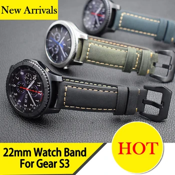 Najnovejši 22 mm Watch Trak Za Huami Amazfit pravo Usnje Watch Band Za Samsung Prestavi S3 Klasične Meje Zamenjava Watch Deli