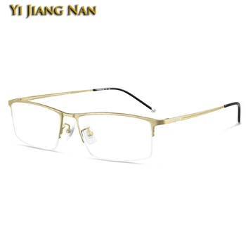 Moške, Visoke Kakovosti Titana Gafas Ultralahkih Oculos Optični Pol Platišča Očal Okvir Recept Očala Moški Očala Spektakel