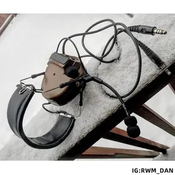 TAC-NEBO COMTAC III Silikona, Naušniki Daul Edition Sluha Obrambo Zmanjšanje Hrupa Pickup Taktično Slušalke - CB