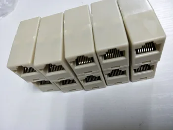 100 kozarcev LAN Ethernet Omrežja Kabel RJ45 Ženski Splitter Priključek za Napajalnik Za Prenosnik Priklopne Postaje