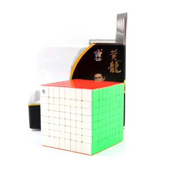 YuXin HuangLong 8x8x8 Magic Cube Strokovno Puzzle Izobraževalne Hitrost Vaja Možganov Odrasle Otroke, Igre Cubo Magico Igrača Darilo