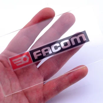 FACOM transparente pregleden adhesivo autocollant decals adesivo adesivi aufkleber pack 2 enoti 50 mm