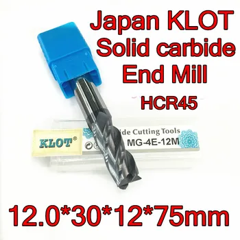 12.0*30*12*75 mm 2pcs/set 12 mm Petiole 4F Japonska KLOT HCR45 Trdna karbida Koncu Mlin Karbidne trdine orodja Brezplačna dostava