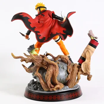 Naruto Shippuden Naruto Uzumaki Boj proti Požaru Veter s Svetlobo PVC Slika Zbirateljske Model Igrača