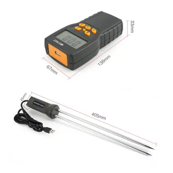 MD7822 Digitalni Zrn Vlage Meter Analyzer Temperature, Termometer Vlažnost Higrometer vode Vlažno Detektor Tester