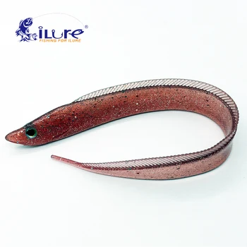 ILure 2pcs/veliko PVC Big Hairtail Soft Ribolov Lure 28 cm 20 g Swimbait Mehke Vabe za Ribolov Reševanje