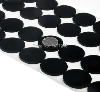 100 KOS 20 mm x 3 mm black anti slip silikonske gume plastični odbijač blažilnik blažilec 3M samolepilni silikonski noge blazine