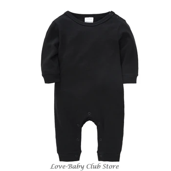Baby Fantje Prazno, igralne obleke Barva Dolg Rokav Bombaža, za Malčke Toddlers Oblačila za Novorojenčka Eno-Kos roupa de bebes Infantil