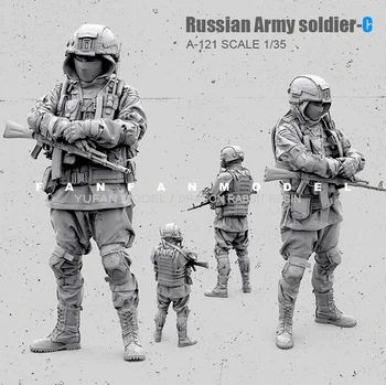 1/35(50mm) Smole, Slika Kompleti za Sodobne ruske Posebne enote vojak self-sestavljen-121