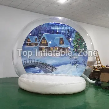 Lep Napihljivi Sneg Globus Photo Booth Na Prodajo, 2M,3M,4M Dia Človekovih Sneg Globus Za Božično Dekoracijo Božič Dvorišče Svetu