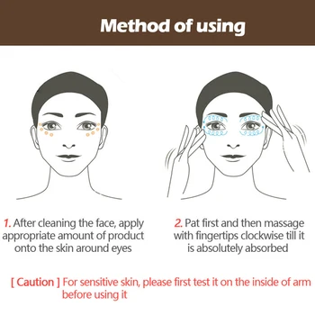 LAIKOU Eye Cream Mask Obliž Za Oči Nego, Krema Proti Gubam za odstranjevanje barve Temno Krog Hydrogel Očesne Torbe Anti-Age Nego Oči Kože