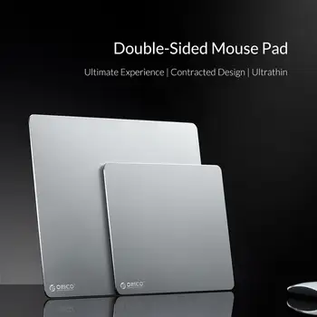 ORICO Kovinski Dvostranski Mouse Pad Slim Aluminij Velike Prenosni Računalnik Miške Mat Anti-Slip Tipke za Office Home igre na Srečo