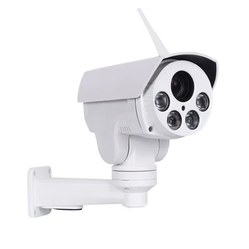 5MP Bullet IP PTZ Kamera Brezžična Zunanja Dva Načina AVDIO IR 50M Night Vision CamHi APP 4X Zoom CCTV Wifi IP Kamera