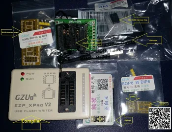 2019+ EZP_XPro V2 Programer USB motherboard usmerjanje LCD BIOS SPI FLASH IBM 24 25 Emulator Pisatelj TL866/TL866cs/EZP2010/EZP2010