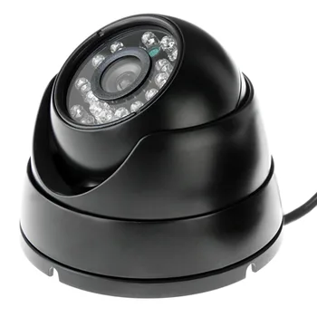 Črno aluminijasto ohišje za čiščenje CMOS OV7725 prost gonilnik night vision ir ir 25m dome webcam, USB Spletna Kamera Prostem varnosti z IR-CUT