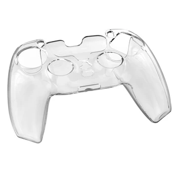 Pregledna, Jasno Primeru Težko Zaščitni Pokrov, Lupine, Kože, za Sony PlayStation Dualshock 5 PS5 Krmilnik Kristalno Polno Zaščitnik