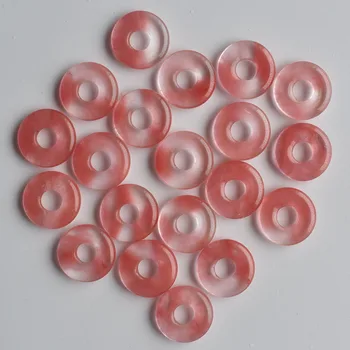 Dobra kakovost Lubenica rdeč Kamen gogo krof čare obeski kroglice 18 mm za nakit, izdelava Debelo 20pcs/veliko brezplačna dostava