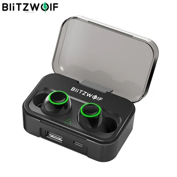 BlitzWolf FYE3S 3 TWS Pravi Brezžični Bluetooth 5.0 Slušalke 2600mAh Akumulator Velik Digitalni Prikaz Moči Šport Čepkov