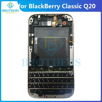 Celoten Sklop Za BlackBerry Klasičnih V20 Hrbtni Pokrovček Baterije Vrata Stanovanja + Sprednji Okvir + Tipkovnica Za BlackBerry V20 Telefon Deli Vrh