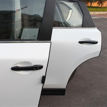 Yimaautotrims Strani Vrat Ročaj Ujeti Potegnite Doorknob ABS Chrome / Ogljikovih Vlaken Videz Kritje Trim Fit Za Mazda CX-5 CX5 2017 - 2020