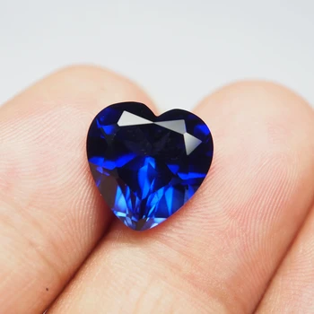 9*9 mm 5 kos /vrečko Srce Cut 5A Kraljevsko modra, temno Modra svoboden gemstone