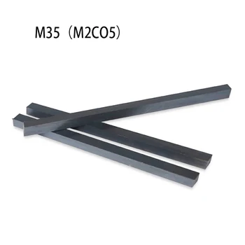 1piece M35(M2CO5) Kobalt-ki vsebujejo Nitriding Presega Trdega Črnega Jekla za Diy Nož Rezilo, zaradi Česar 8/10/14/20/25/30*200mm HRC67-70