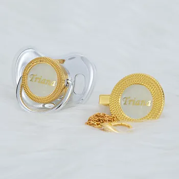 MIYOCAR Osebno koli ime 18 barve zlata bling cucla in cucla posnetek BPA free lutke Luksuzni edinstven design cucla PPG