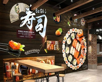 Beibehang po Meri moda ozadje japonski restavraciji sushi restavracije gostinske orodja ozadje ozadje za stene, 3 d