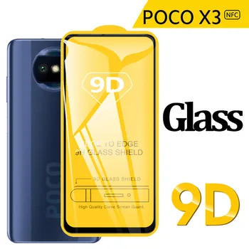 1-10pcs Poco X3 stekla,Screen Protector za xiaomi Poco X3 NFC spredaj kaljeno steklo pocophone x3 polno kritje Poco X3 NFC očala