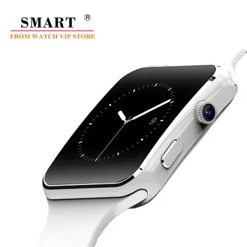 X6 Pametno Gledati Pedometer Kamero Zaslona na Dotik Povezavo Watch Podporo KARTICE TF Kartice Bluetooth Tracker Smartwatch za iPhone Android
