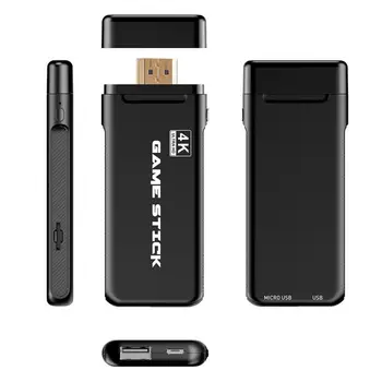 4K Igre USB Brezžični Konzole 10000 Klasična Igra Stick Video Igra Konzola 8-Bitno Mini Retro Krmilnik Izhod Dvojni Igralec