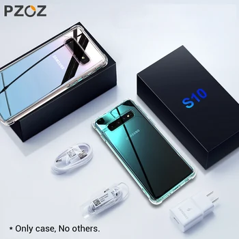 PZOZ Ohišje Za Samsung Galaxy S10 S8 S9 Plus S10e Note8 9 10+ A80 A90 Mehki Silikonski Luksuzni Primeru Za Telefon Samsung Varstvo Primeru