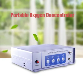 Gospodinjstva 1-3 L/min Prenosni Koncentrator Kisika Oxygene Obogatitev Pralni Neprekinjeno Nastavljiv Pretok Z 2200mAh Baterija